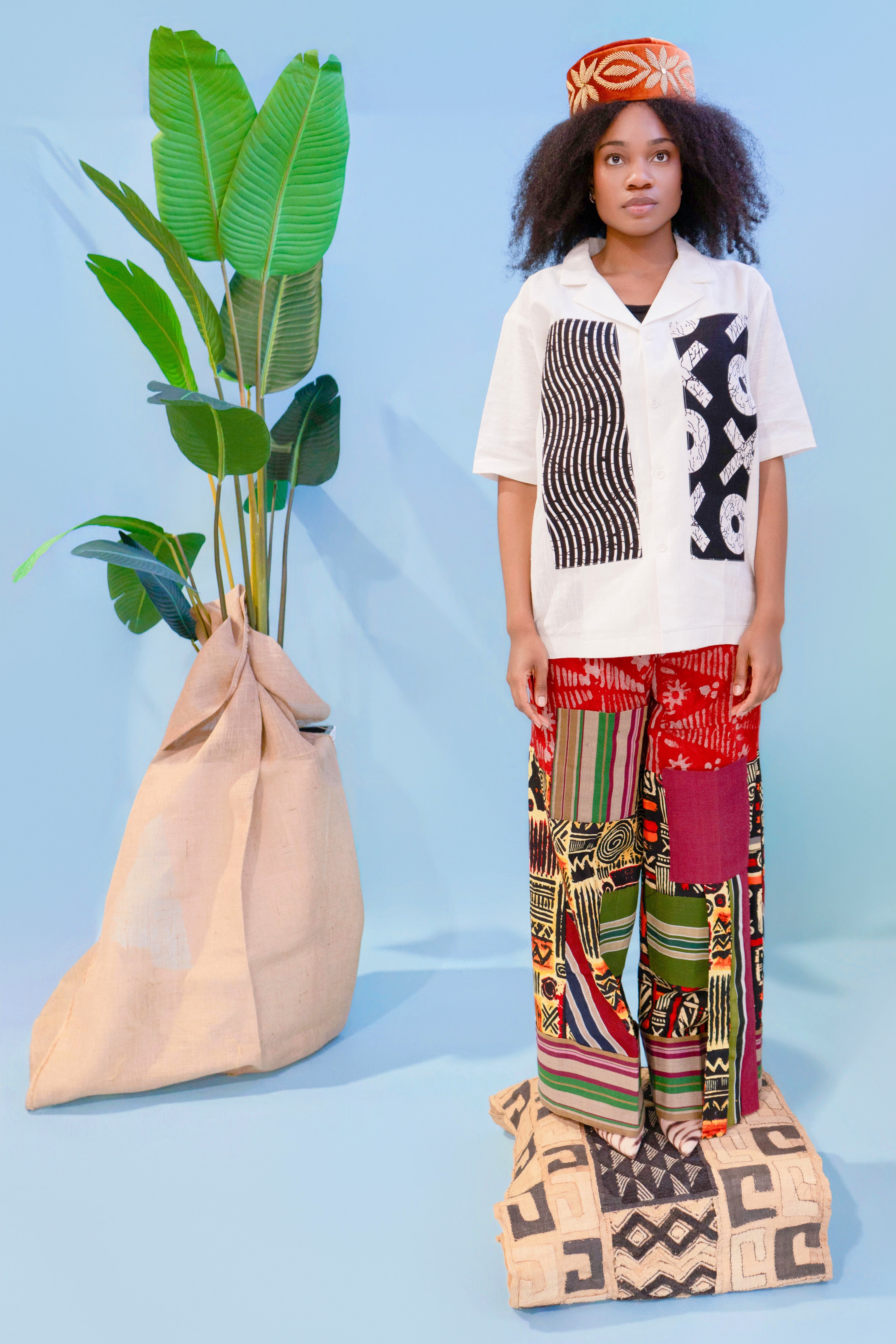 Pantalon Africain Motifs Vibrants
