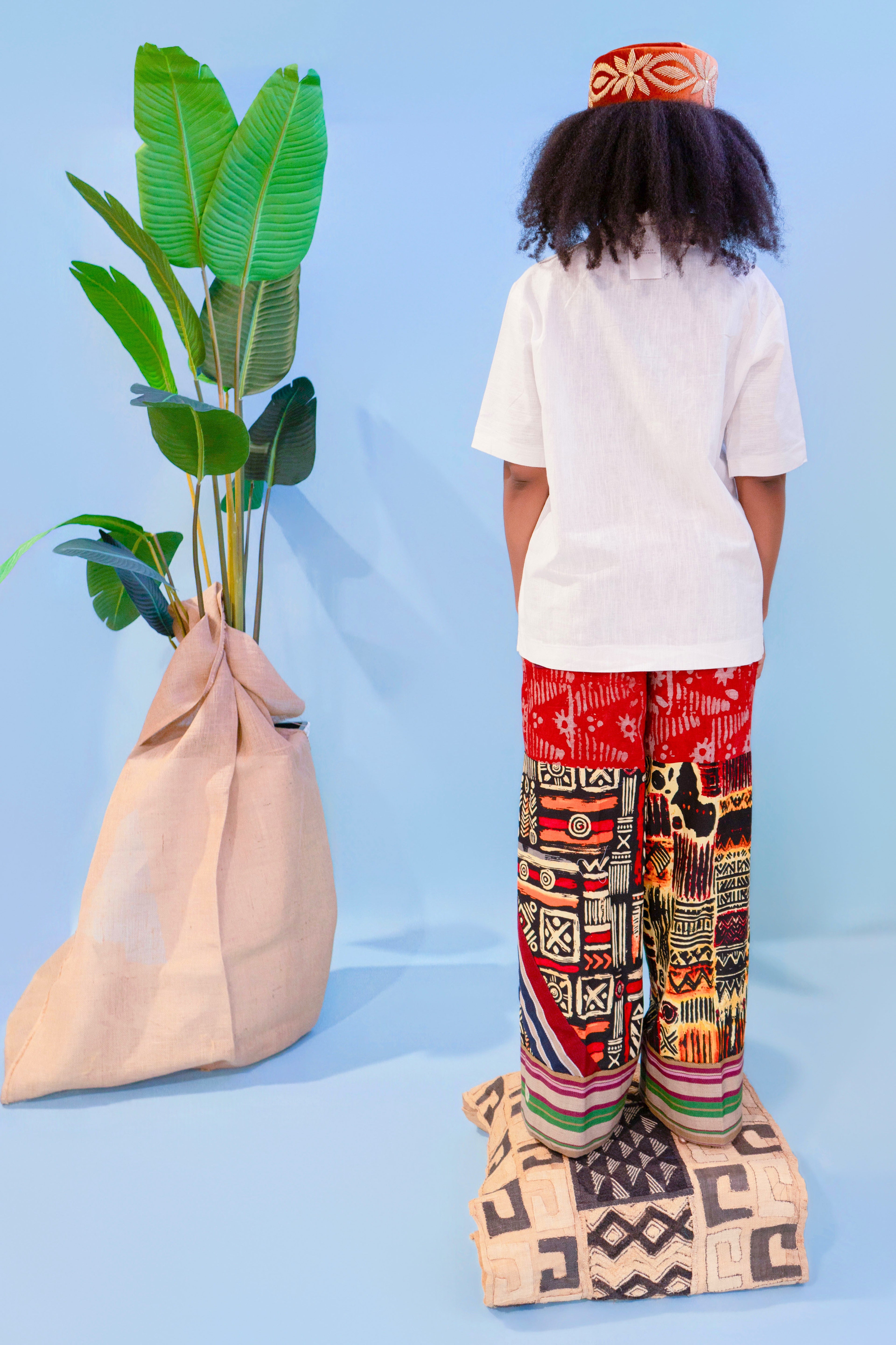 Pantalon Africain Motifs Vibrants