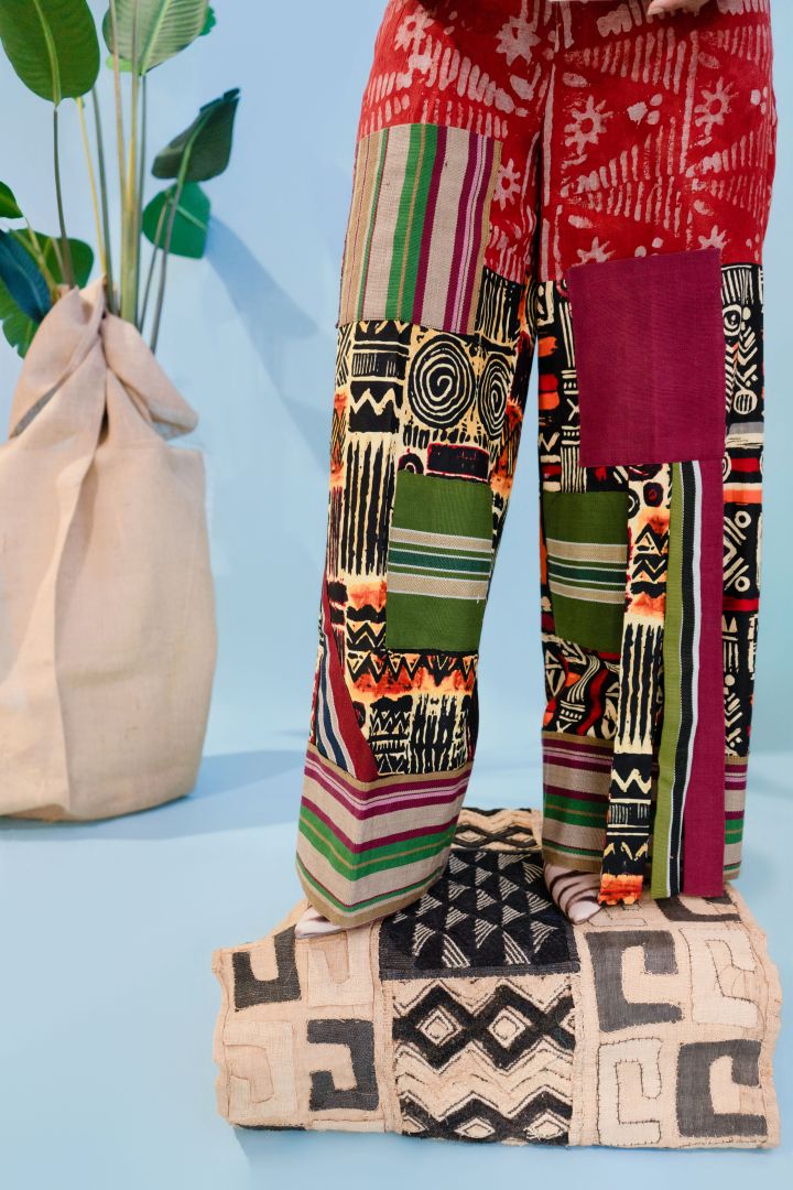 Pantalon Africain Motifs Vibrants
