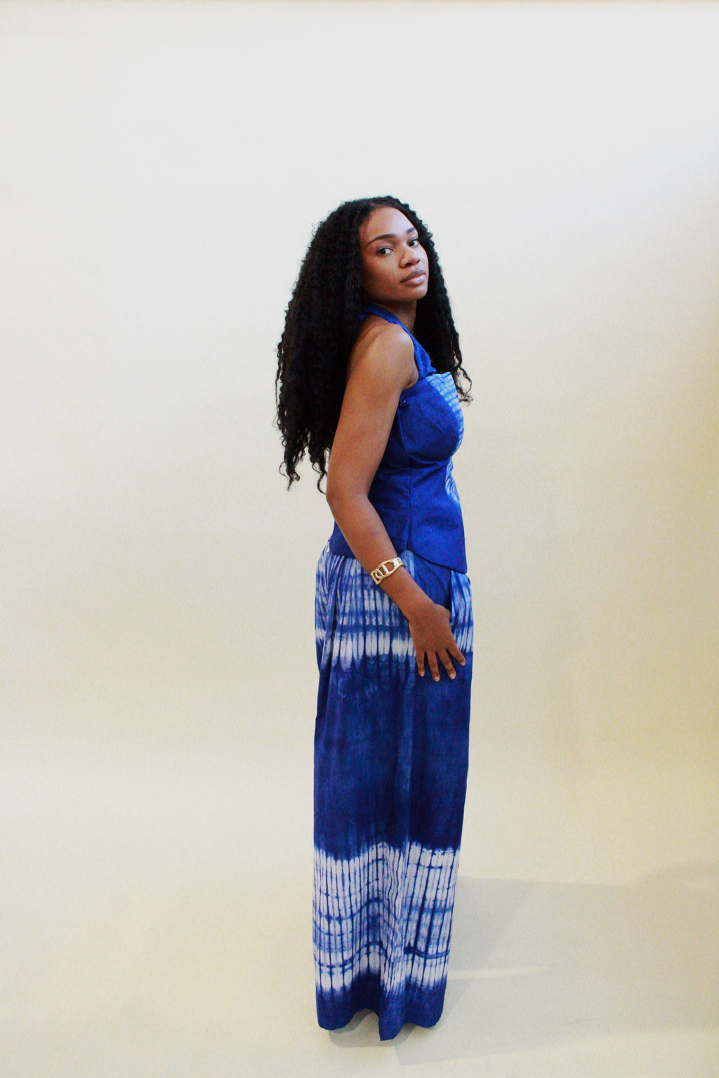 Set halter & Wide‑leg