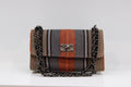 sacoche orange/brun