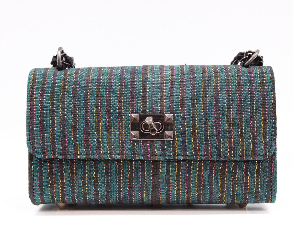 Sacoche turquoise foncé