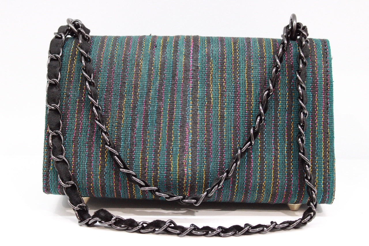 Sacoche turquoise foncé