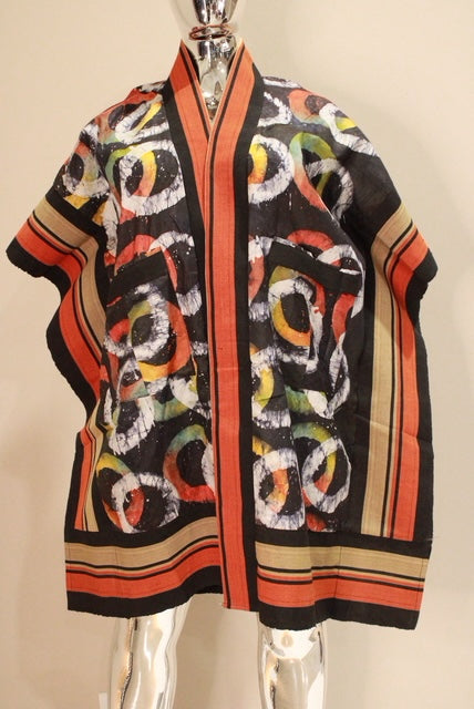 Noir/Orange (Mi-Cuisse)